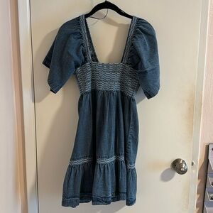 Jeans Short Dress Free People